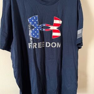 Under Armour Men's Blue Freedom Tee